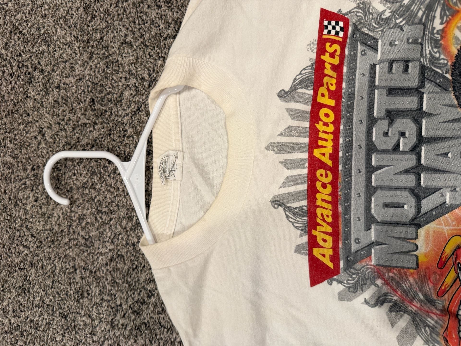 Monster Jam 2011 World Tour Graphic T-Shirt White 7