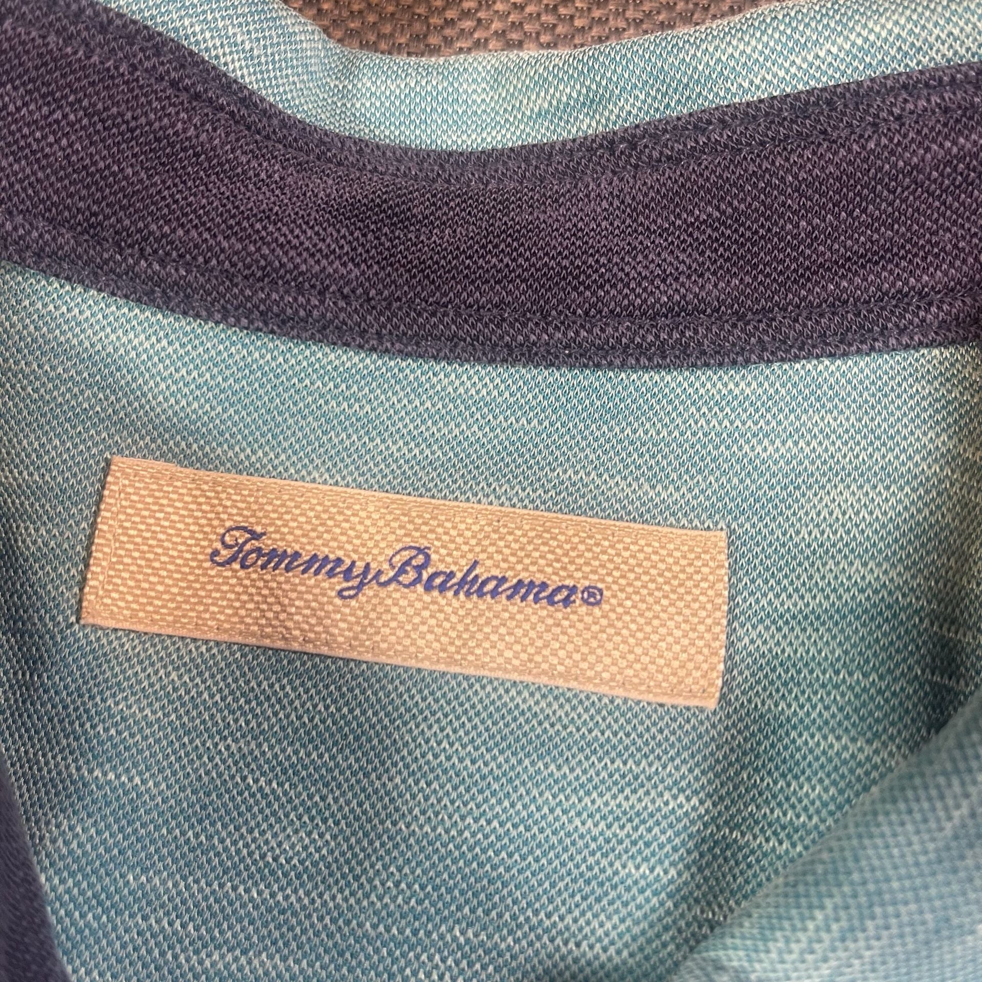Tommy Bahama Polo Shirt Size XXXL Blue Tencel Modal Short Sleeve 3