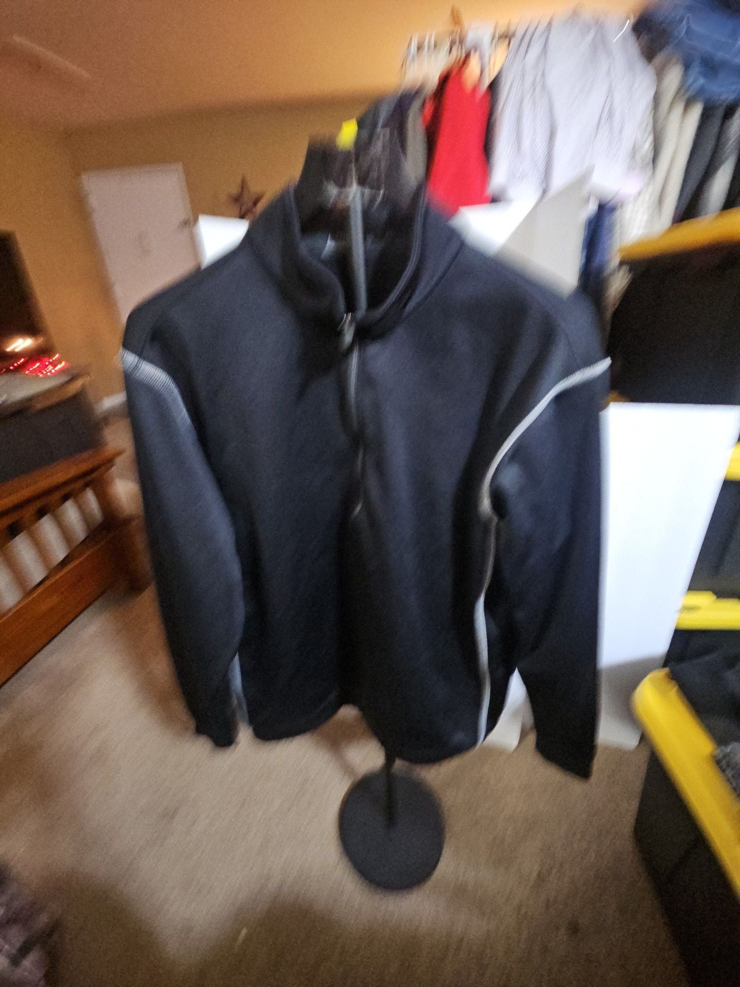 Nike Golf Therma-Fit Full Zip Jacket Size L Black 1