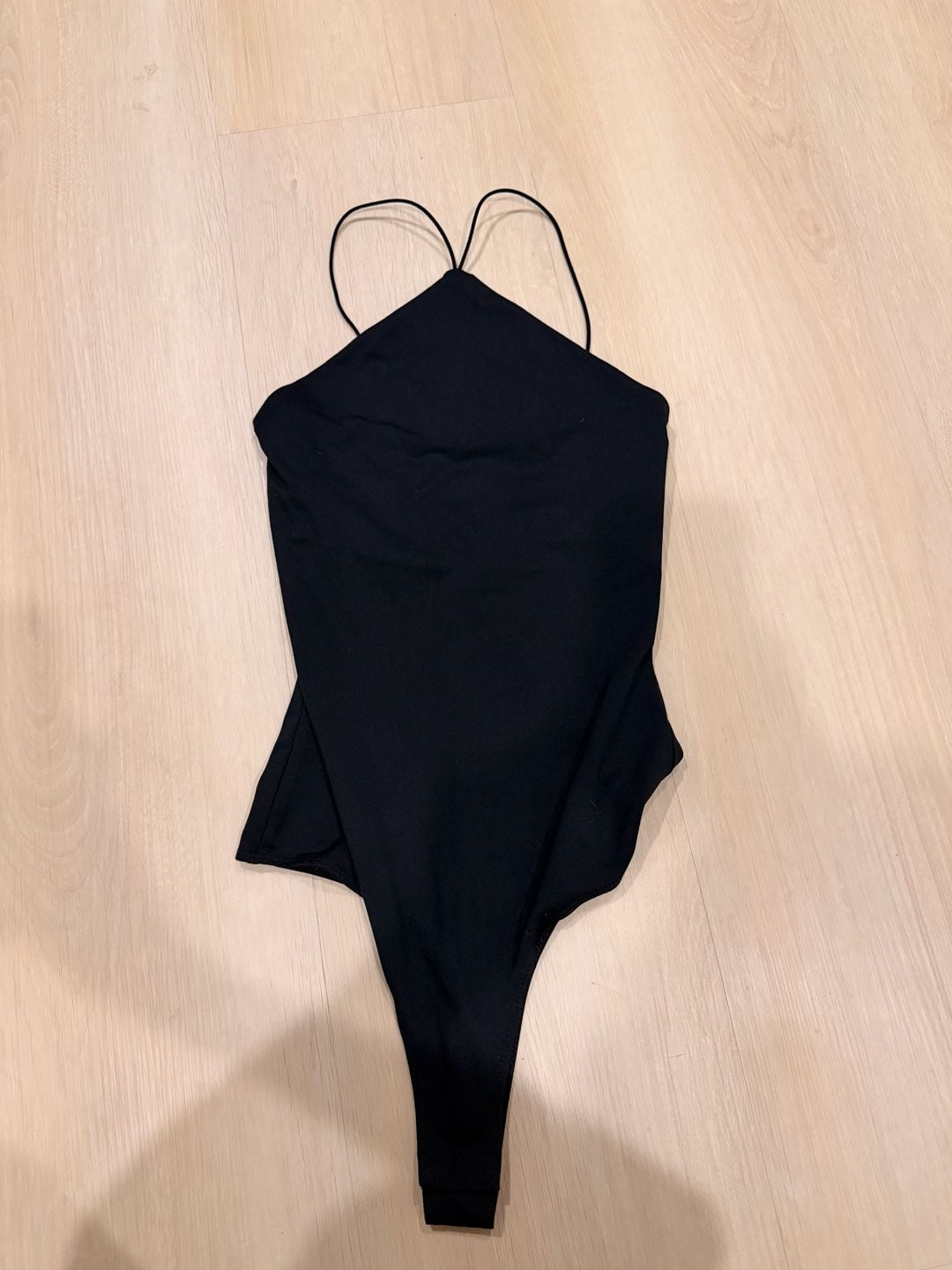Black Halter Bodysuit 2