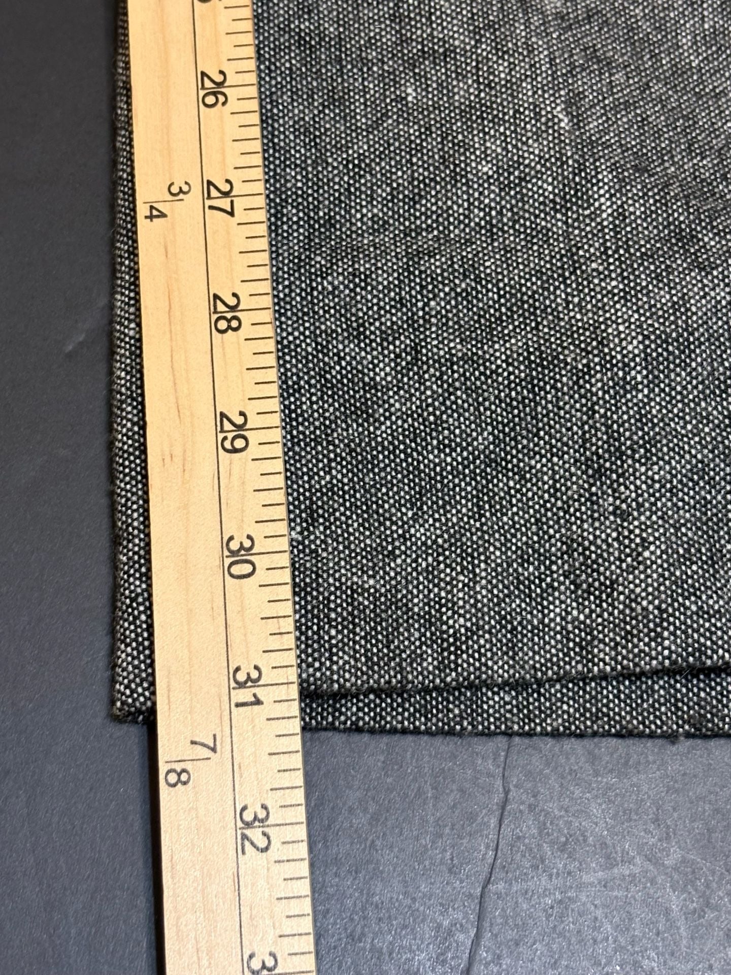 Dalia Collection Wool Blend Tweed Straight Pants Size 14 Gray 7