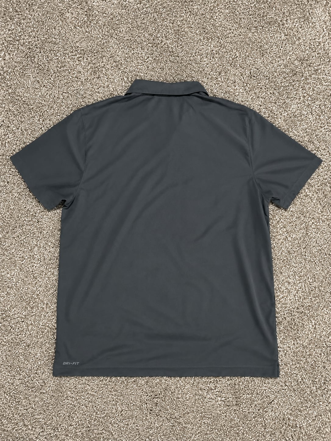 Ohio State Buckeyes Nike Dri-FIT Sideline Woven Gray Polo Size L 5
