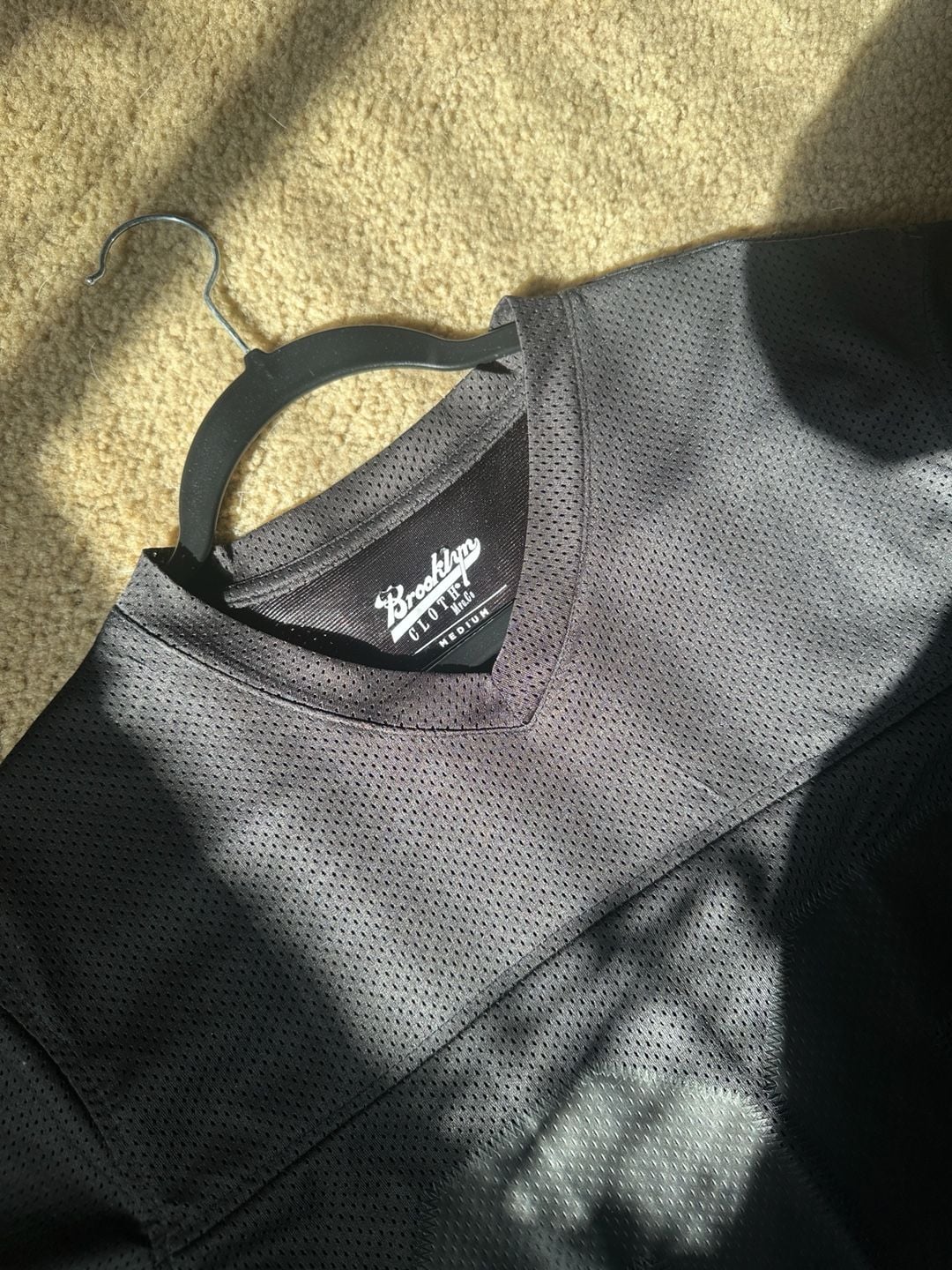 Brooklyn Cloth Jersey Size M Black Mesh Football Shirt 00 3