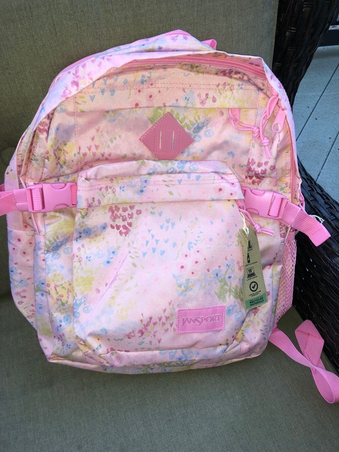 JanSport Main Campus XL Backpack Simplified Floral 2