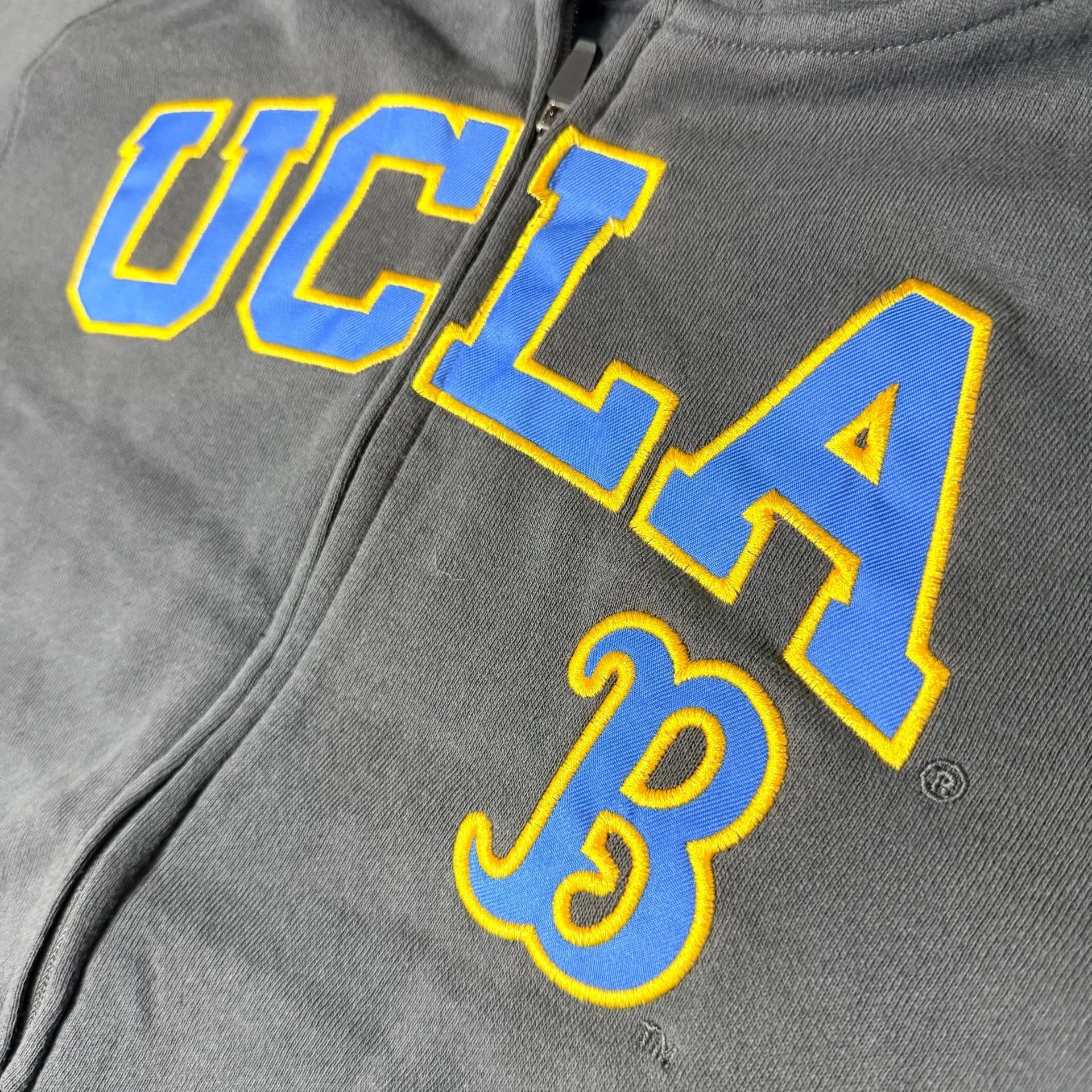 Colosseum UCLA Youth Zip-Up Hoodie Size M 12-14 Charcoal Blue 4