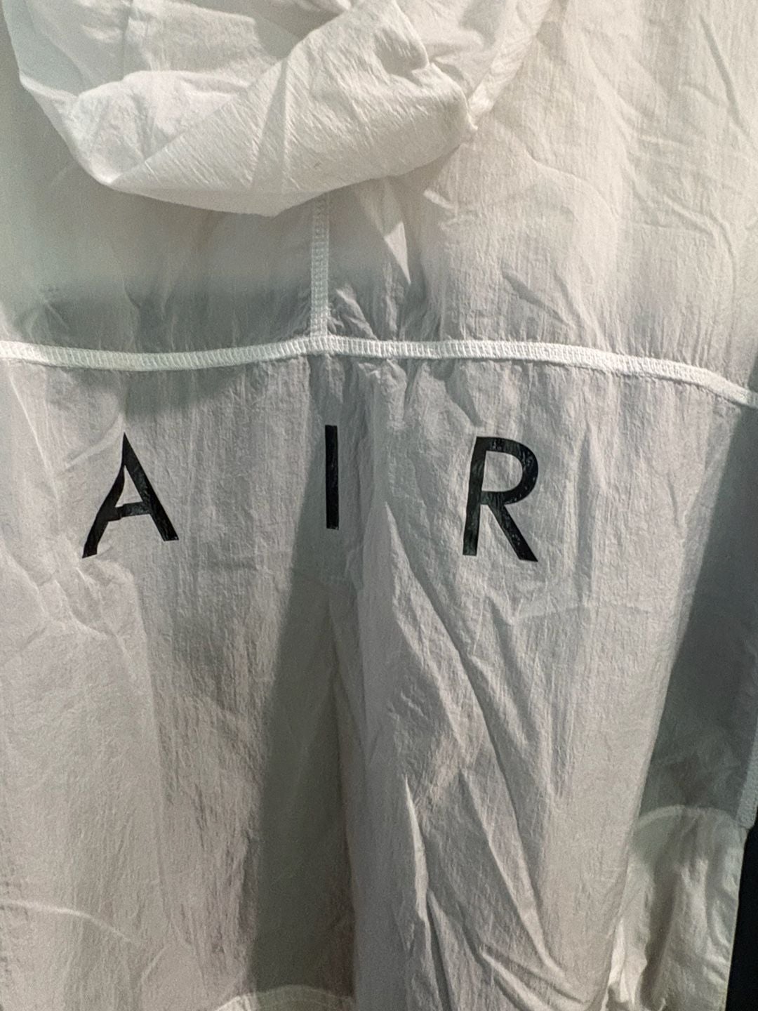 Nike Air Windbreaker Jacket Size L Black White 5