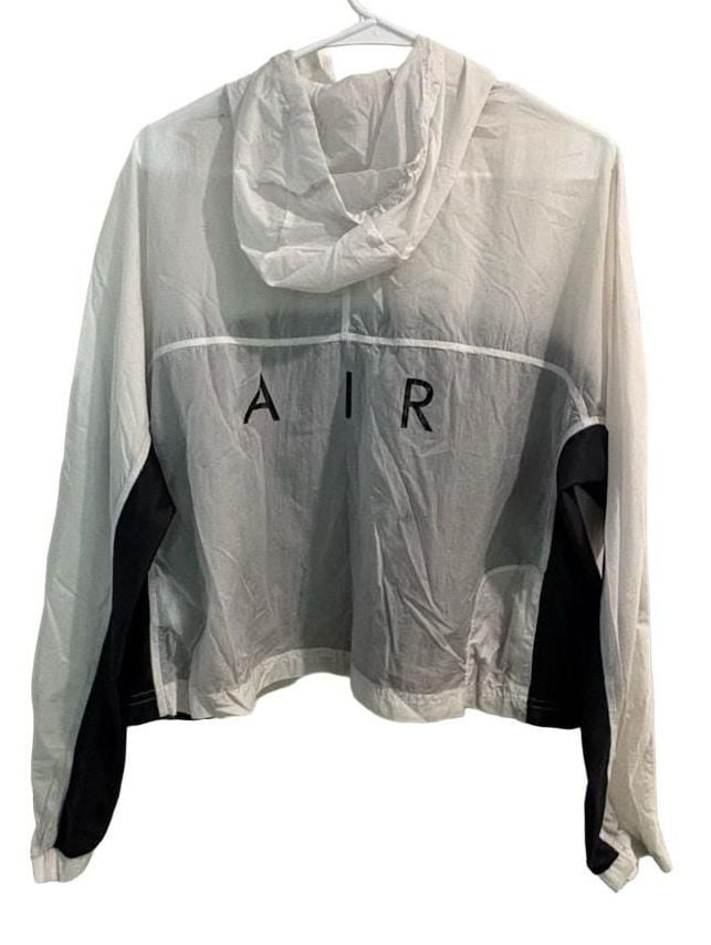 Nike Air Windbreaker Jacket Size L Black White 4