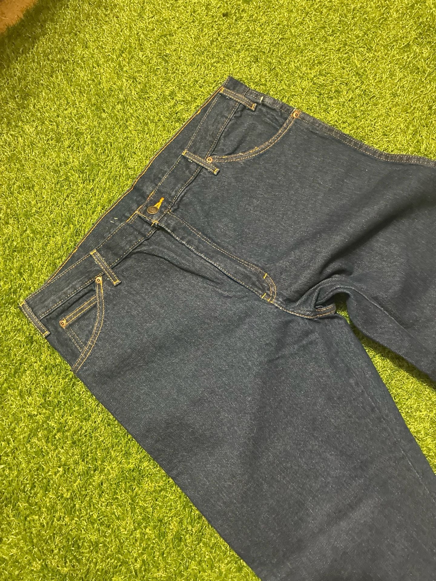 Dickies Relaxed Fit Jeans 38x29 Dark Wash Cotton Denim 3