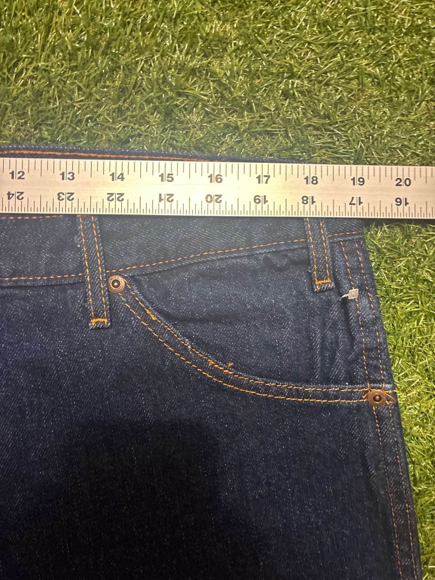 Dickies Relaxed Fit Jeans 38x29 Dark Wash Cotton Denim 6