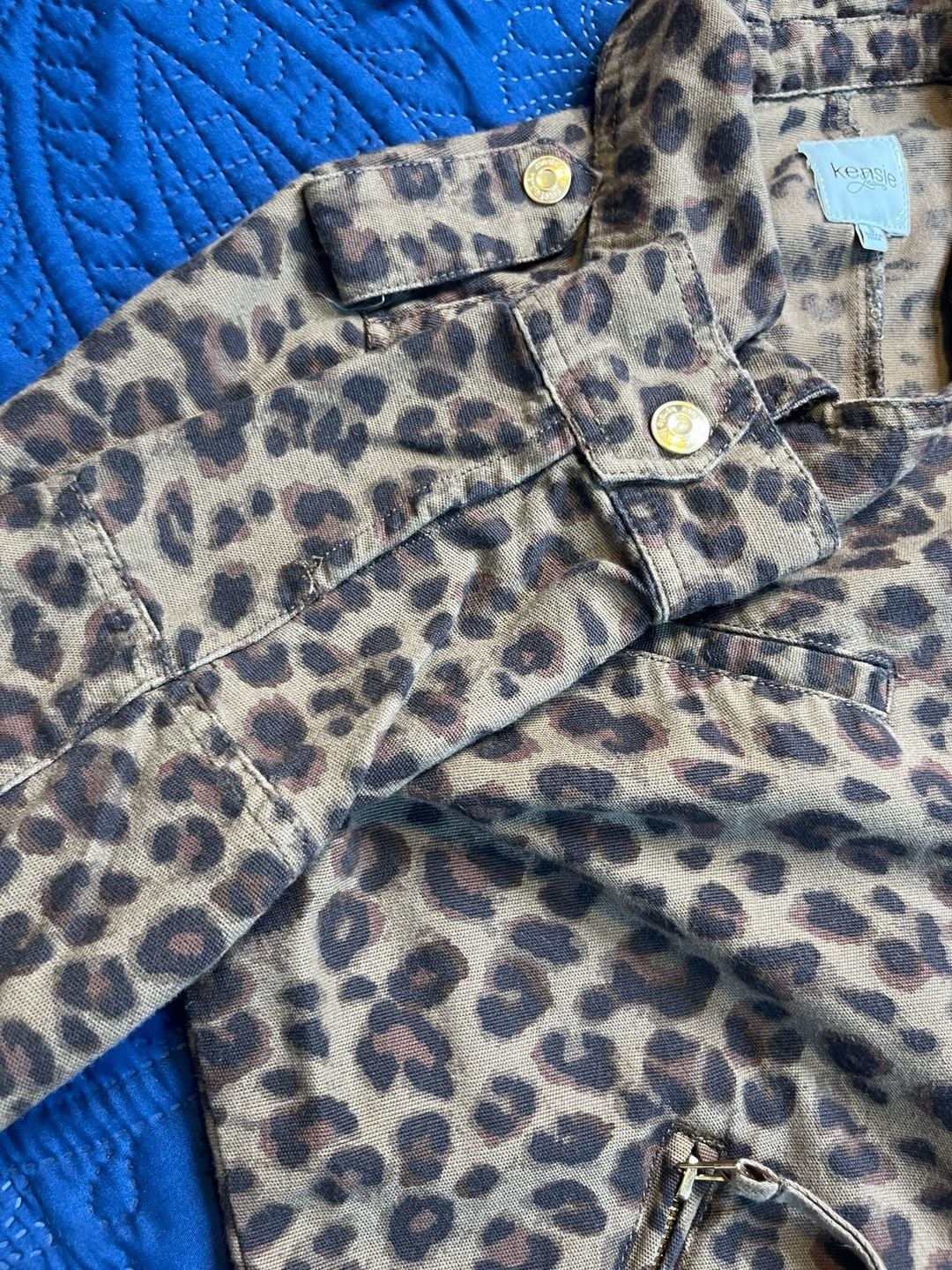 Leopard Print Moto Jacket Brown Animal Print Asymmetrical Zip Biker Coat 12