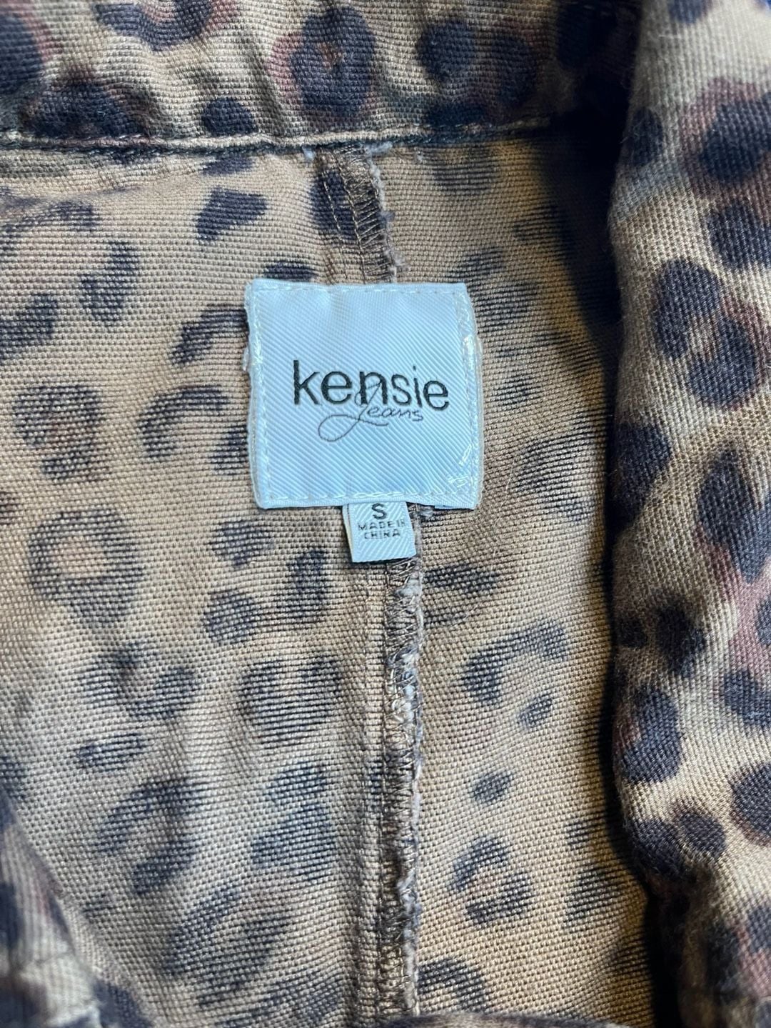 Leopard Print Moto Jacket Brown Animal Print Asymmetrical Zip Biker Coat 7