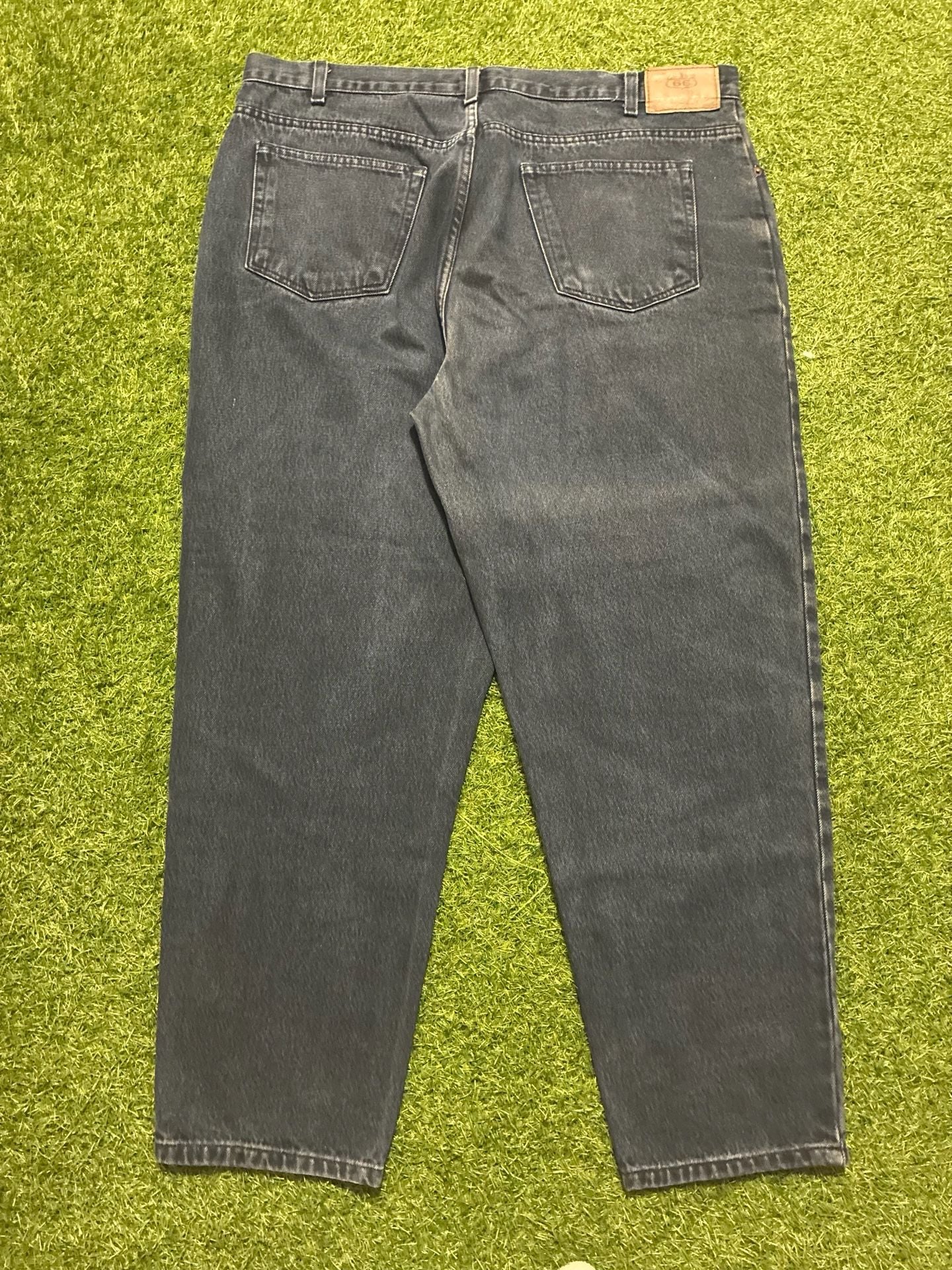 Route 66 Loose Fit Jeans Black Denim 3