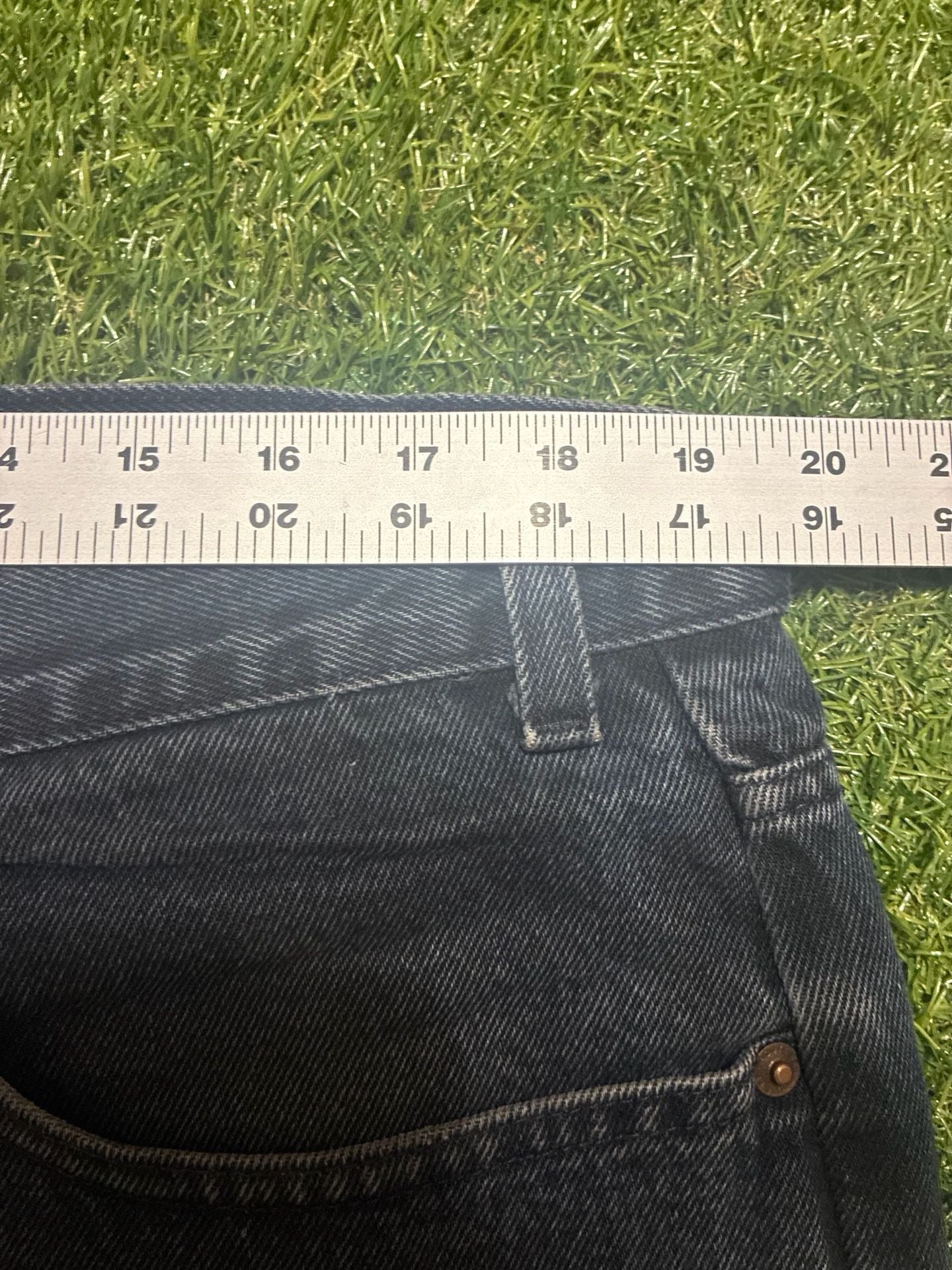 Route 66 Loose Fit Jeans Black Denim 5