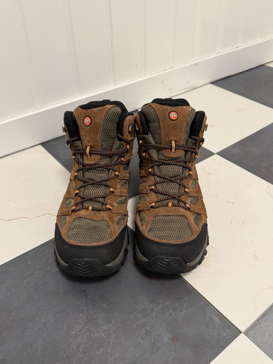 Merrell Moab 2 Mid Waterproof Hiking Boots - Brown - New Without Tags 4