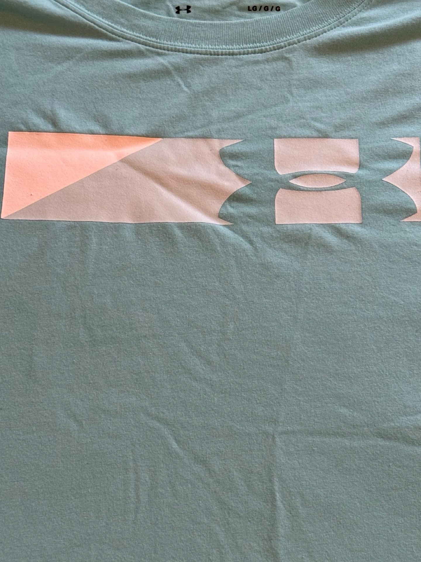 Under Armour Graphic T-Shirt Size L Light Blue 3