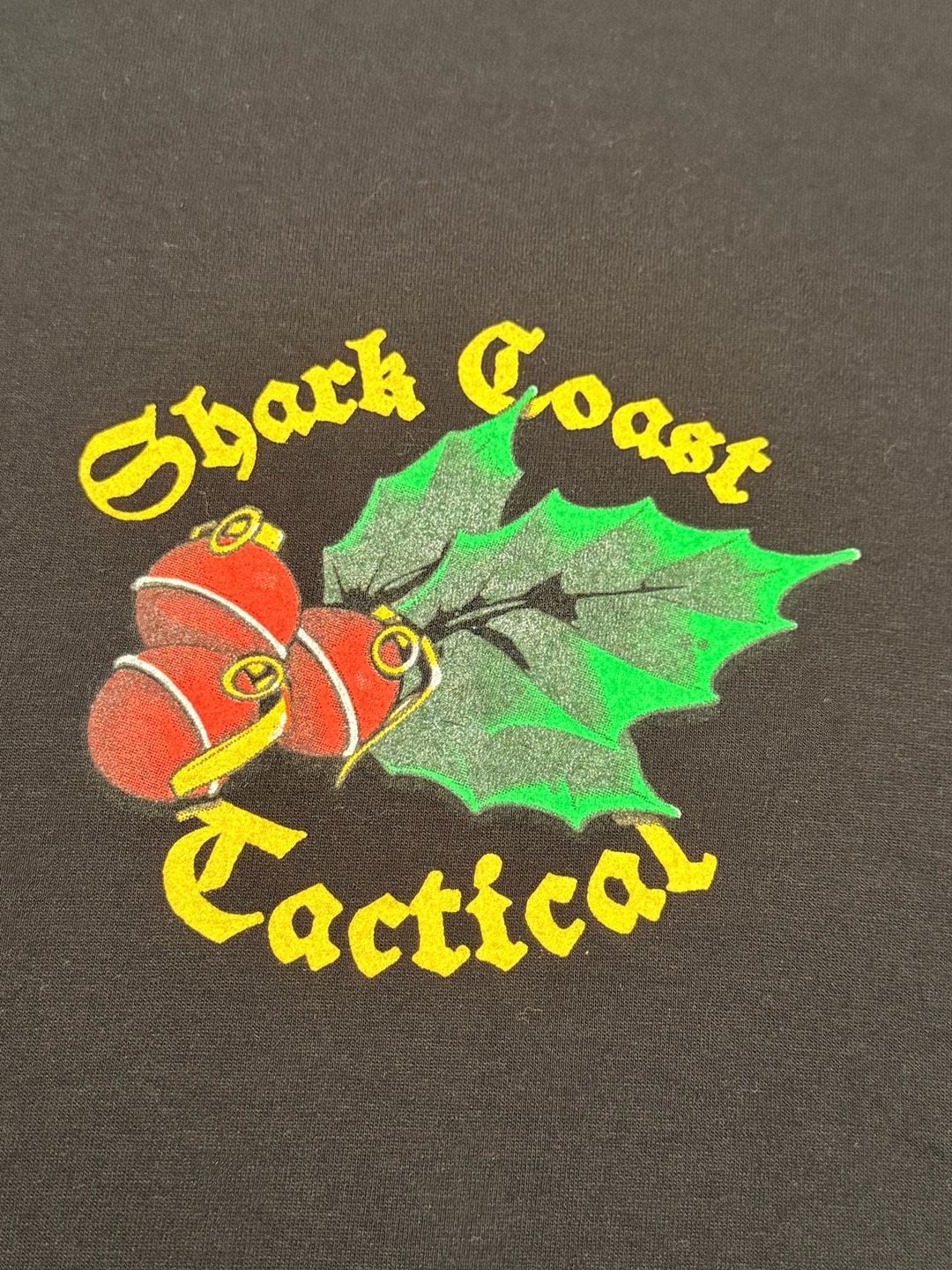 Shark Coast Tactical Graphic T-Shirt Black Graphic Tee 5