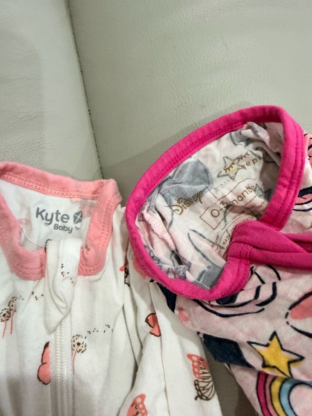 Kyte & Little Sleepies Disney Minnie Mouse Footed Sleeper Set Size 0-3M 2