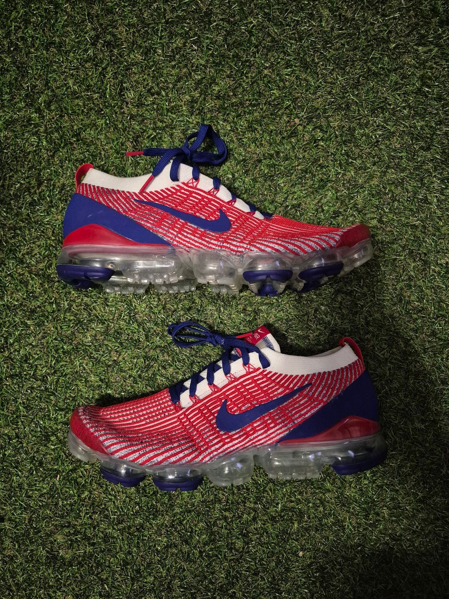 Nike Air VaporMax Flyknit 3 Red Blue Sneakers 2