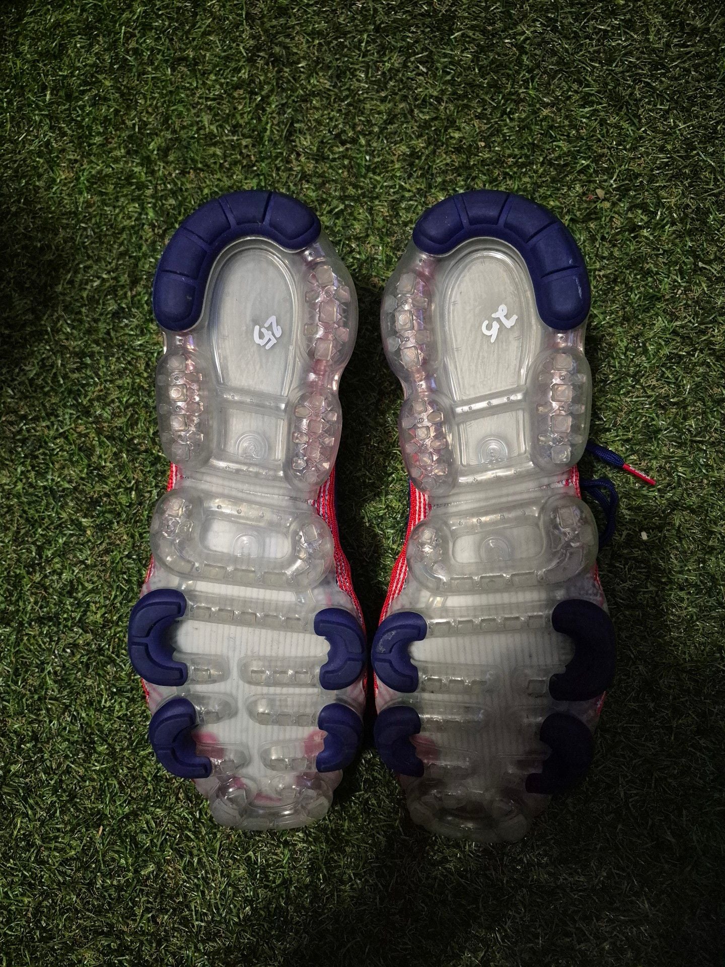 Nike Air VaporMax Flyknit 3 Red Blue Sneakers 7