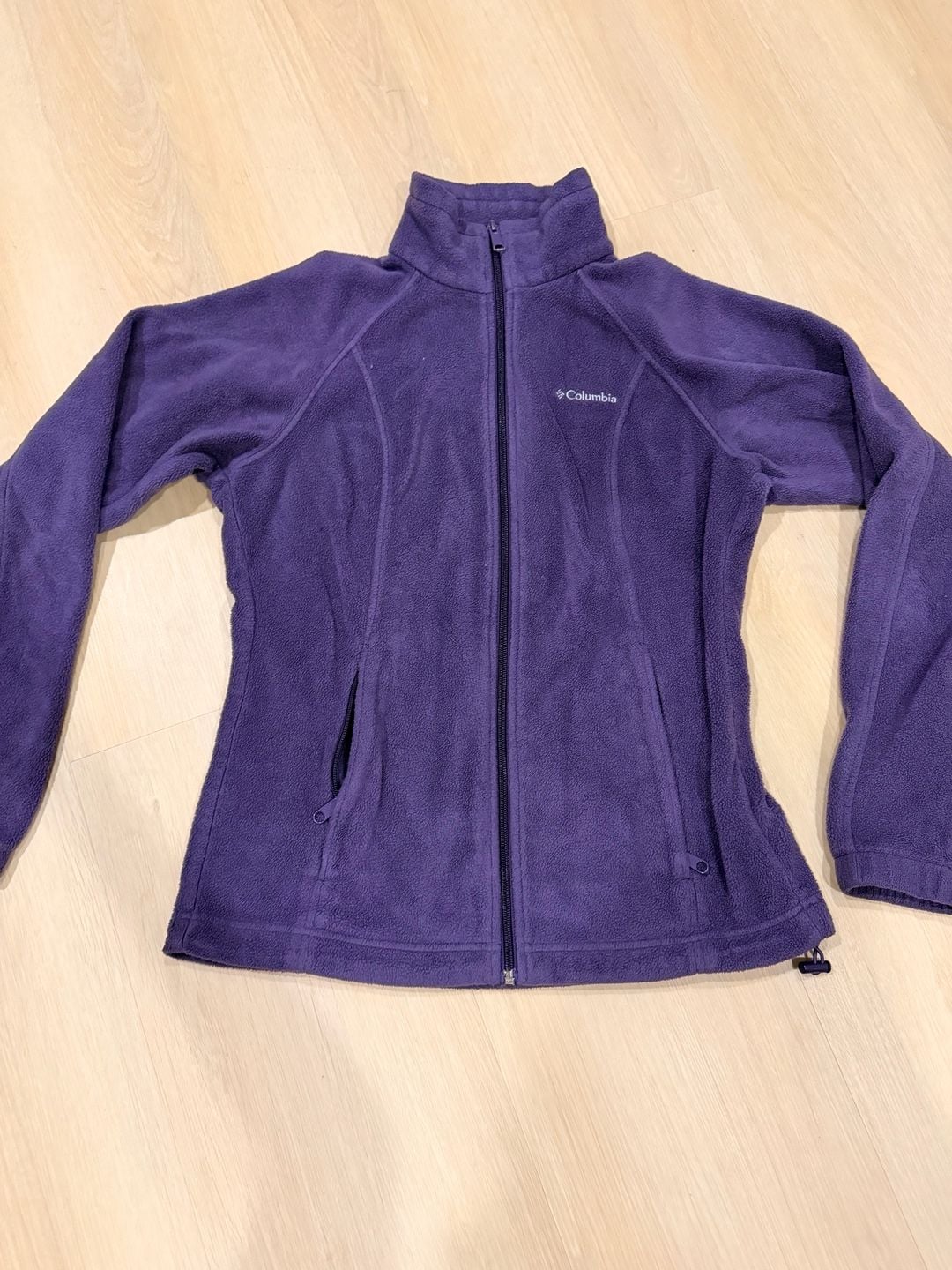 Columbia Full Zip Fleece Jacket Purple 2