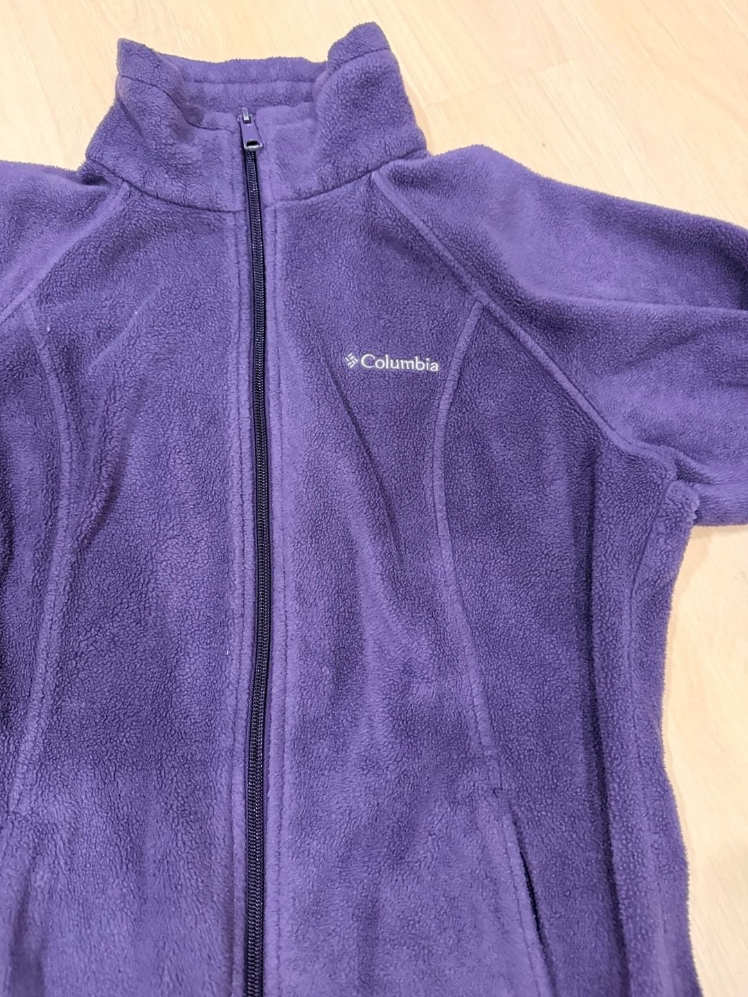 Columbia Full Zip Fleece Jacket Purple 4