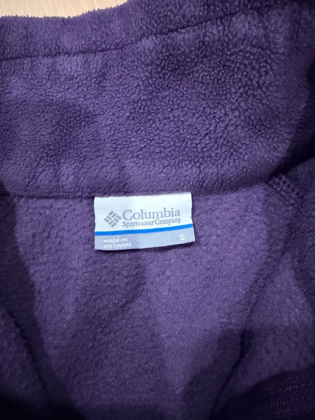 Columbia Full Zip Fleece Jacket Purple 7