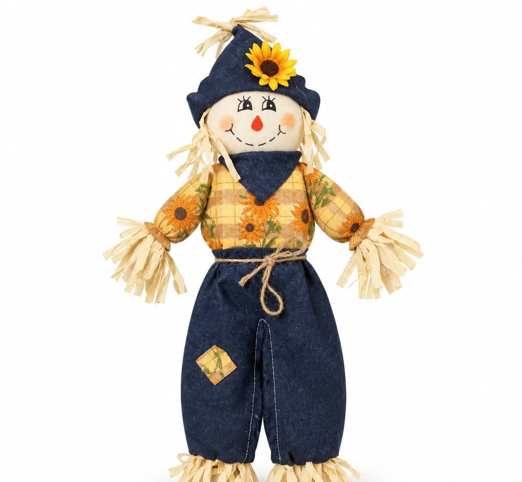15” Fall Scarecrow Wreath | Flat, Lightweight |
Creations By Loren 2