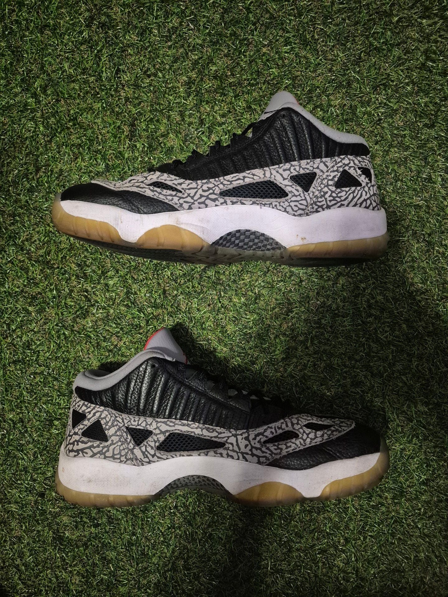 Jordan 11 Retro Low IE Black Cement Sneakers 3