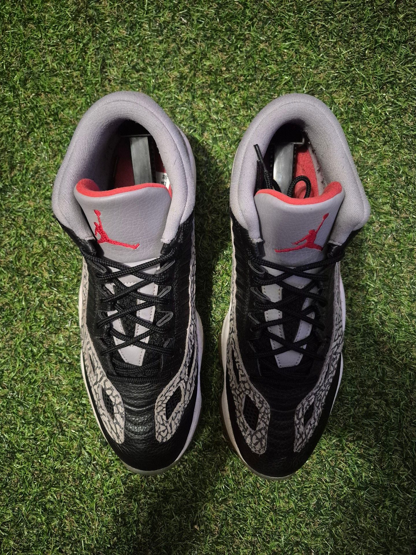 Jordan 11 Retro Low IE Black Cement Sneakers 6