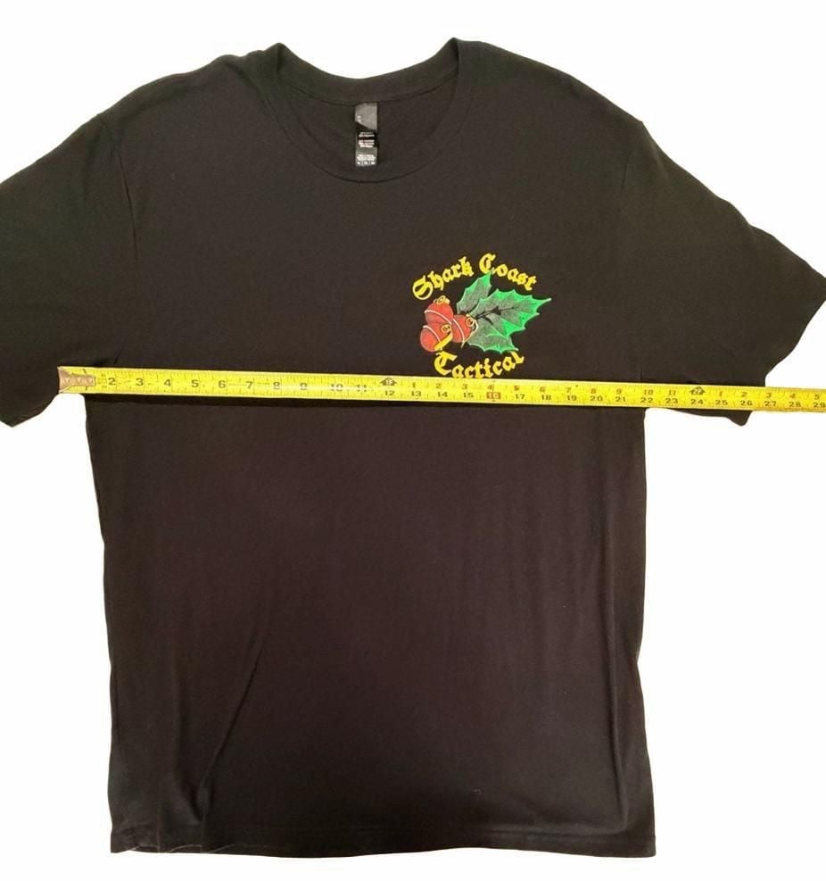 Shark Coast Tactical Graphic T-Shirt Black Graphic Tee 8
