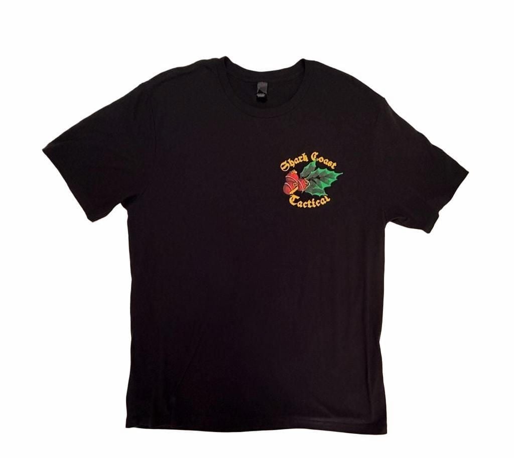 Shark Coast Tactical Graphic T-Shirt Black Graphic Tee 4