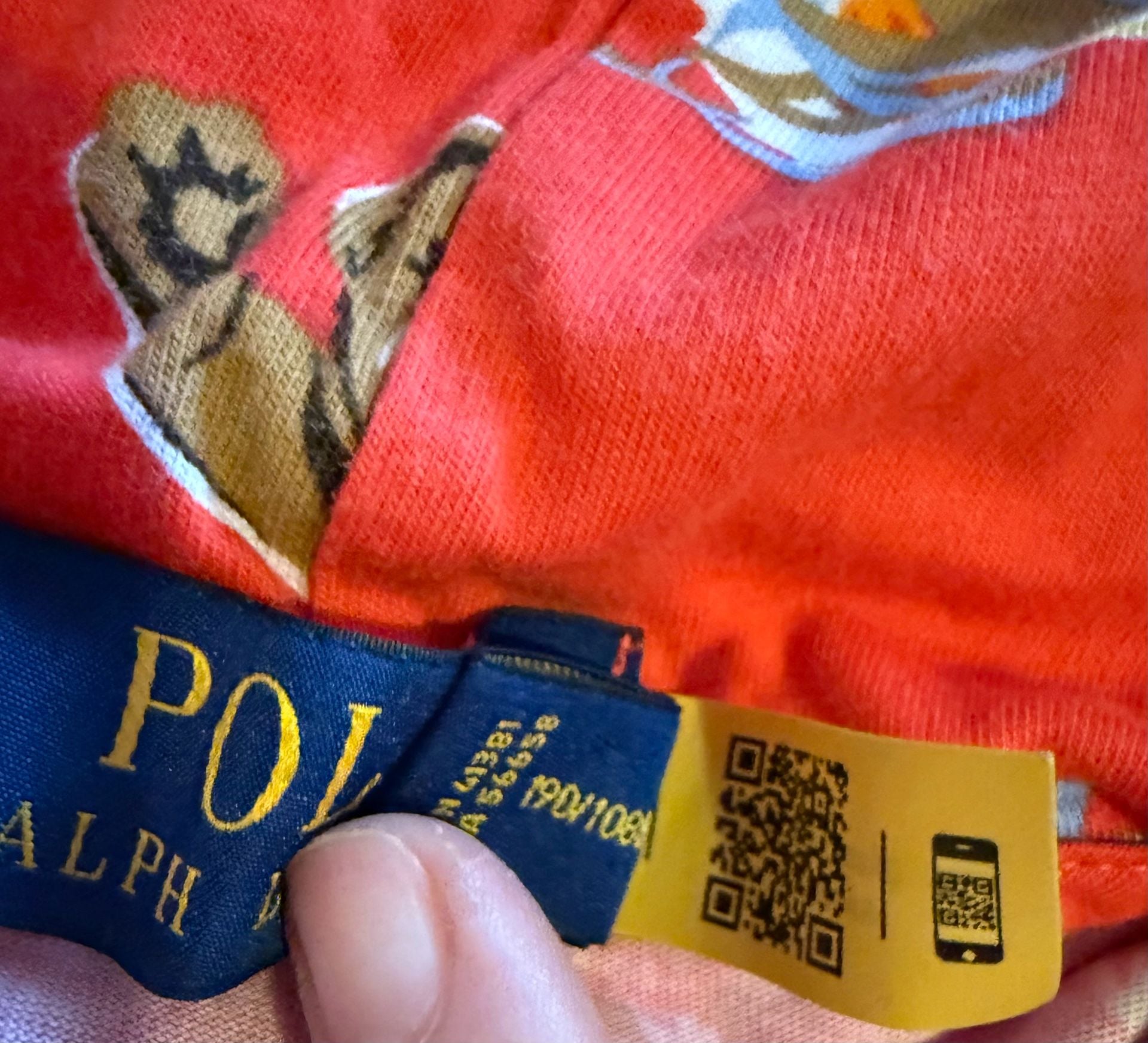 POLO RALPH LAUREN Men's Polo Bear Jersey Hooded Long-Sleeve Hooded sz xxl 7