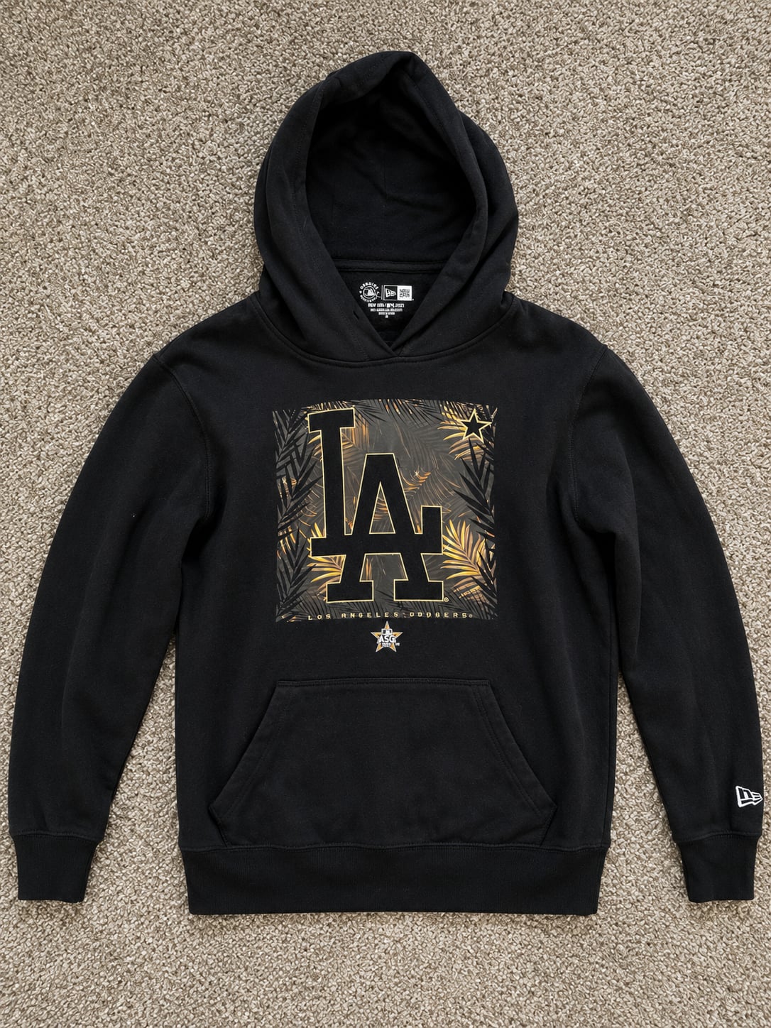Los Angeles Dodgers All Star Game 2022 Fleece Pullover Hood, Size S 2