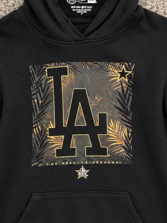 Los Angeles Dodgers All Star Game 2022 Fleece Pullover Hood, Size S 4