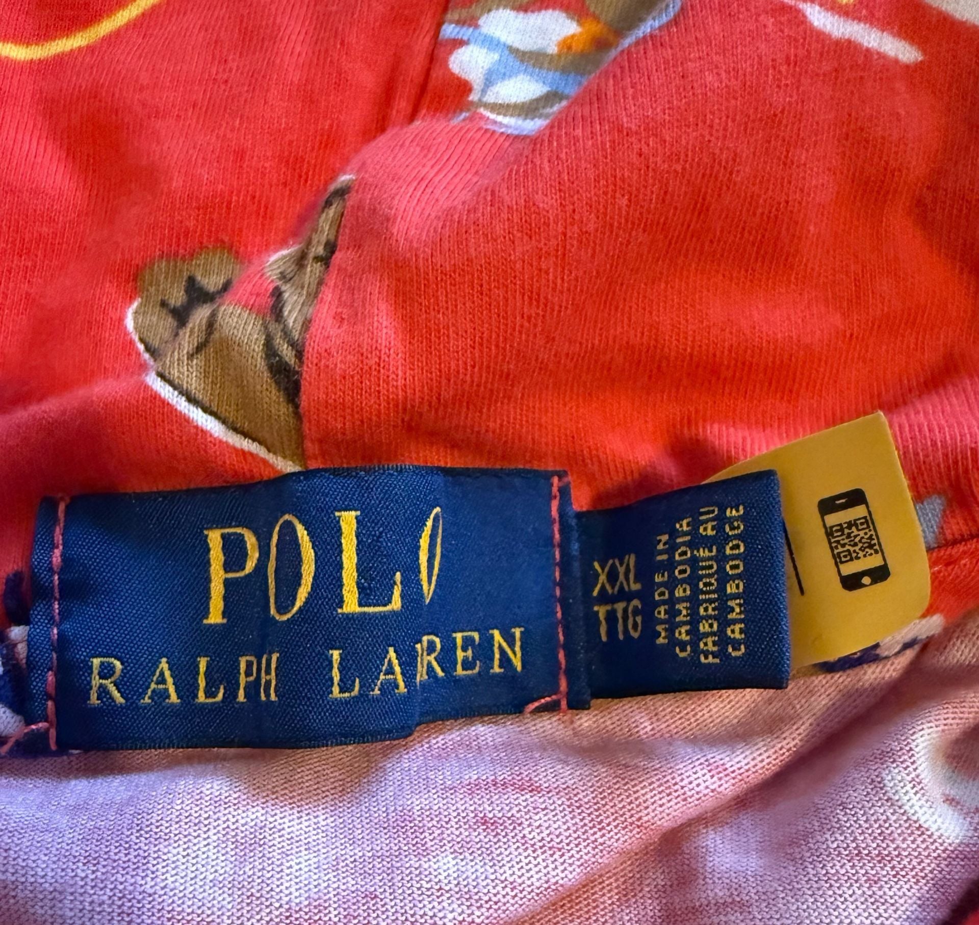 POLO RALPH LAUREN Men's Polo Bear Jersey Hooded Long-Sleeve Hooded sz xxl 5