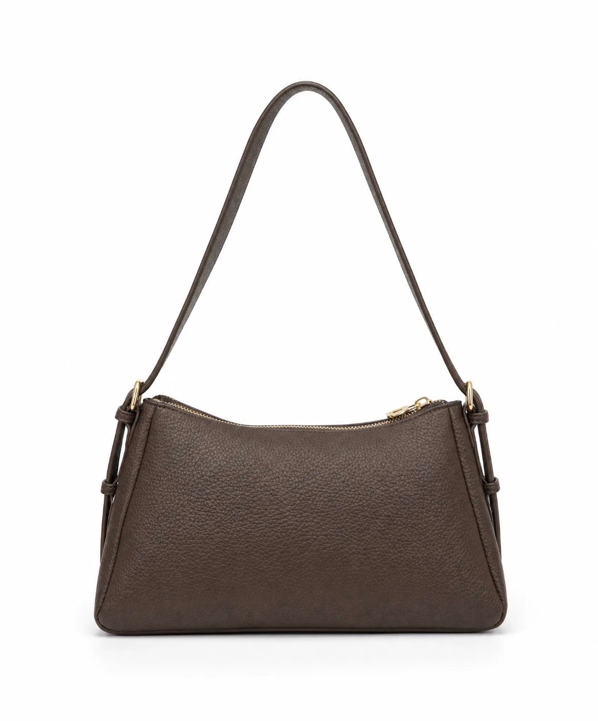 Valentino Orlandi Brown Pebbled Leather Shoulder Bag 3