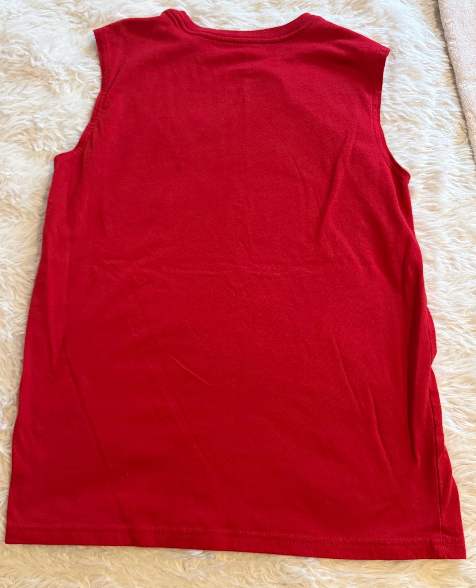 Wonder Nation Tank Top Size youth L 10-12 Red Sleeveless like new 5