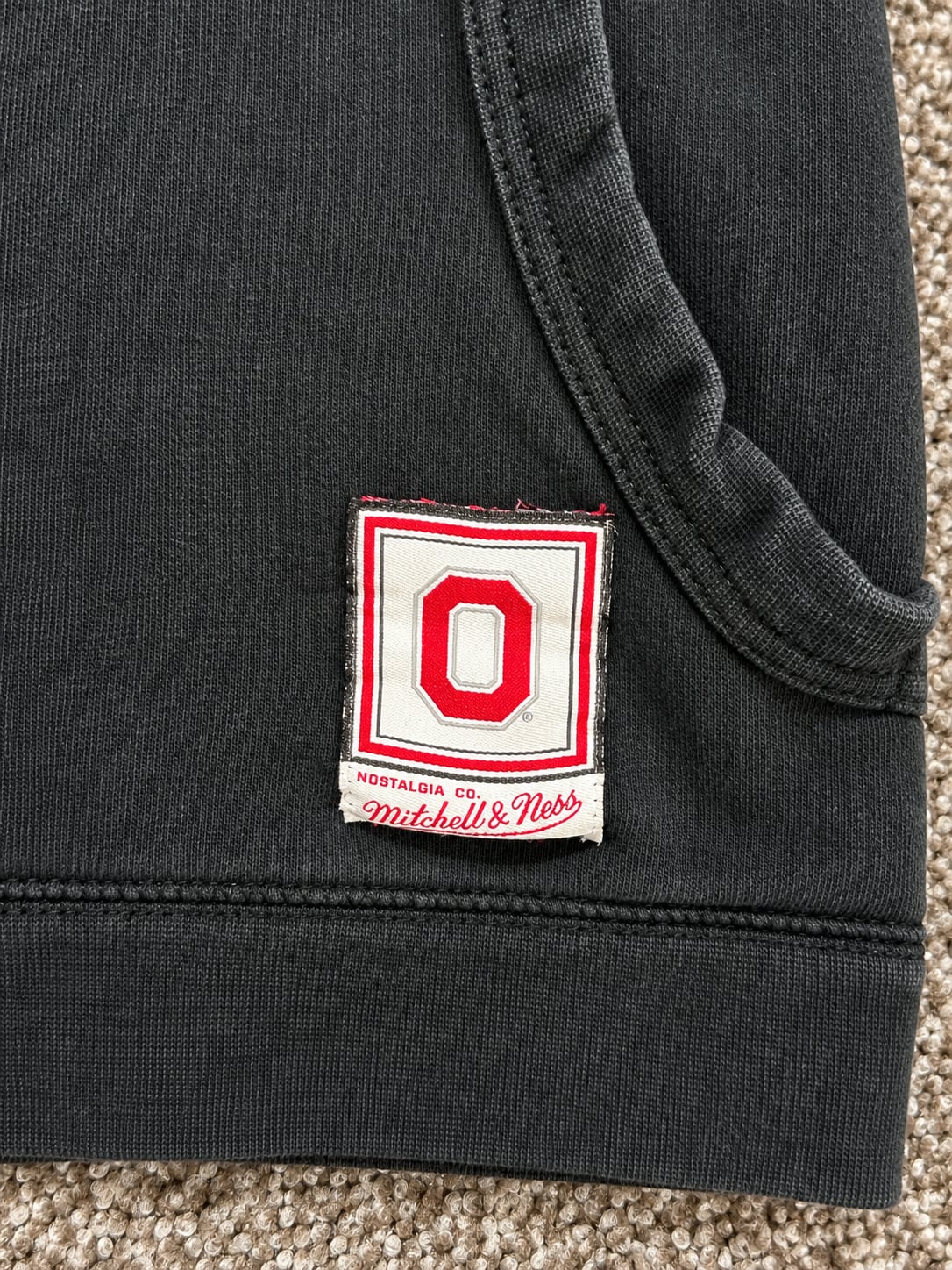 Mitchell & Ness Ohio State Buckeyes Hoodie Size L Black 5