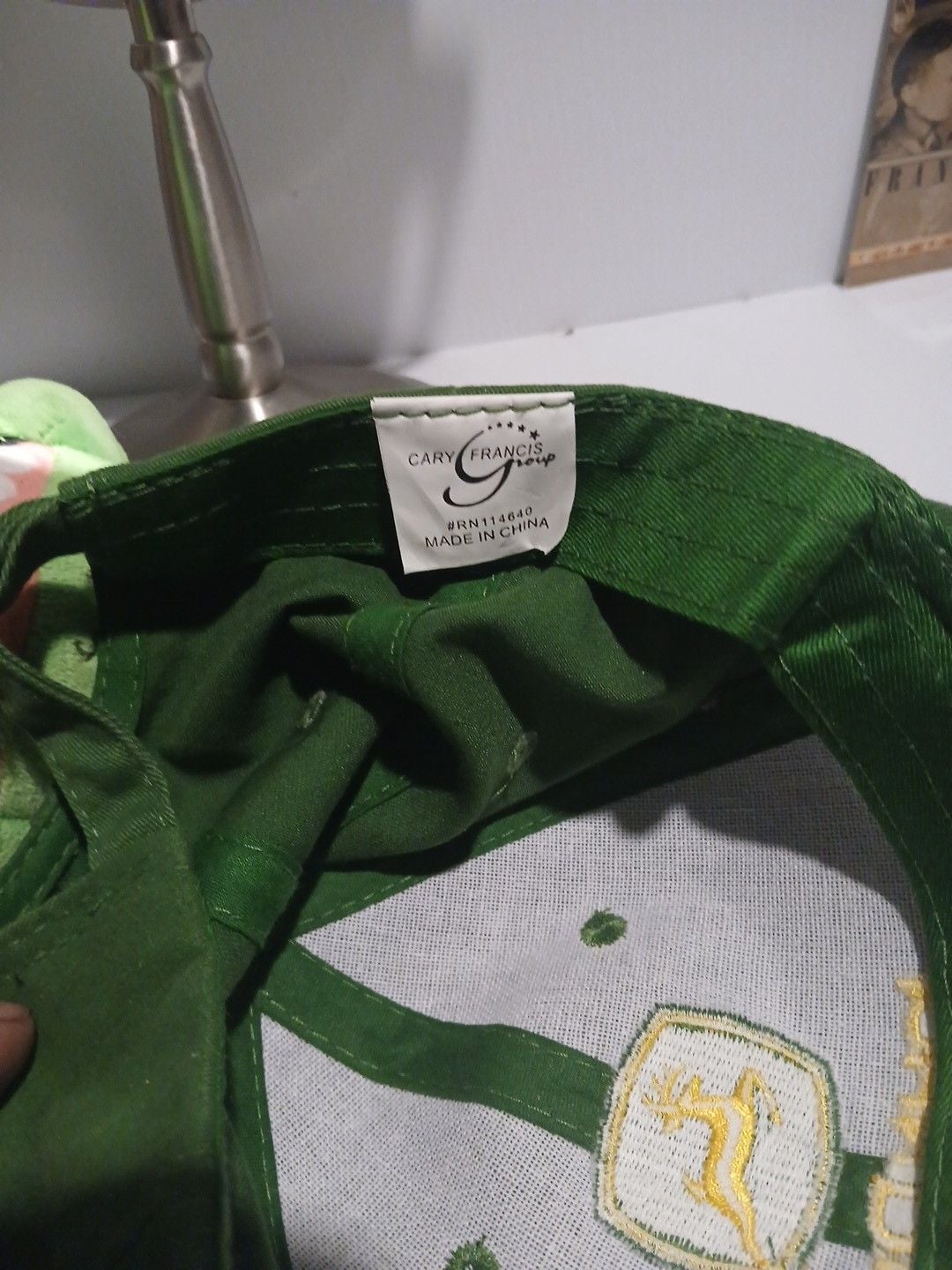 Cary Francis Group John Deere Water Hat Adjustable Green Baseball Cap 7