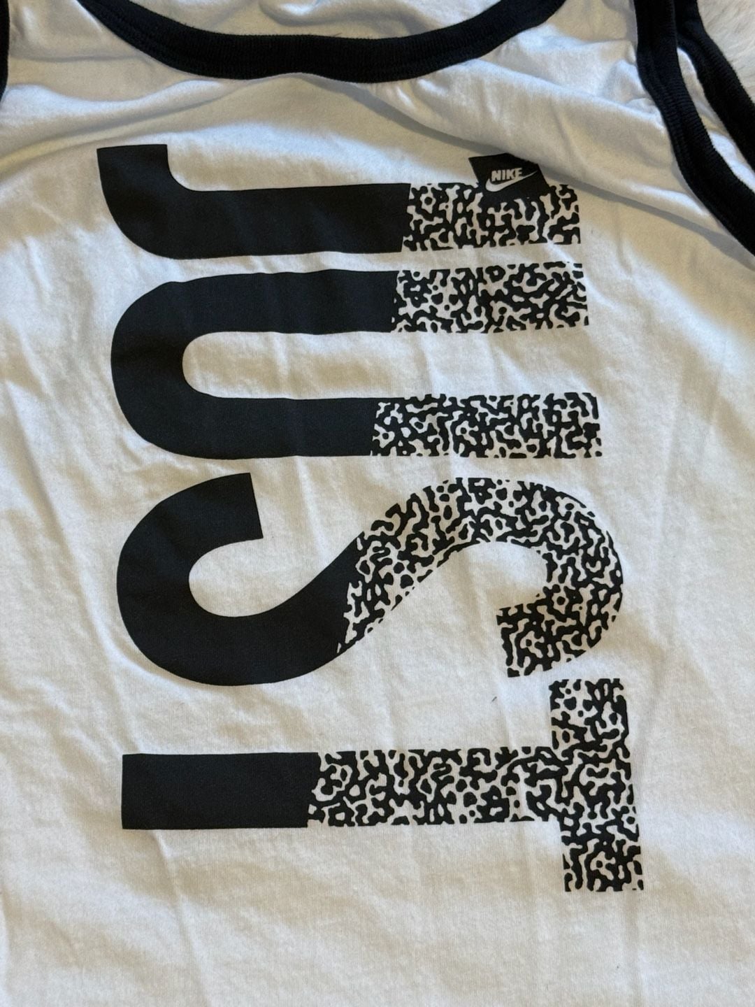 Nike Just Do It Graphic Tank Top White youth boys Size M 3