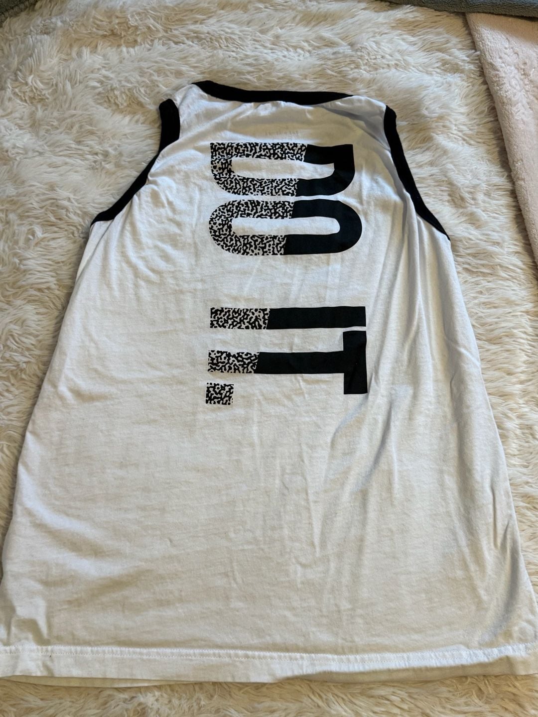 Nike Just Do It Graphic Tank Top White youth boys Size M 6