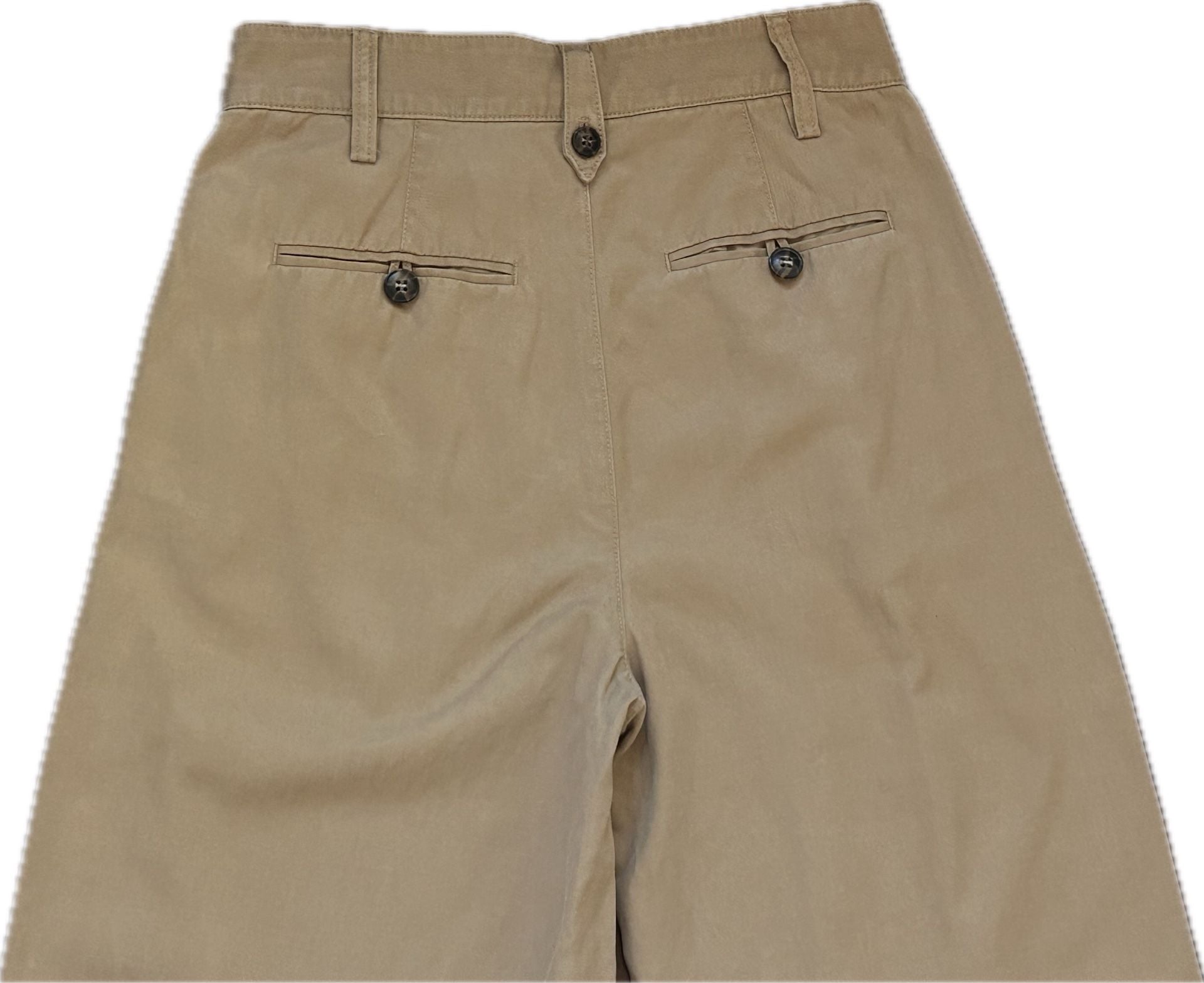 Madewell Harlow Wide Leg Pleated Trouser Crossover Waist Size 0 Tan 10