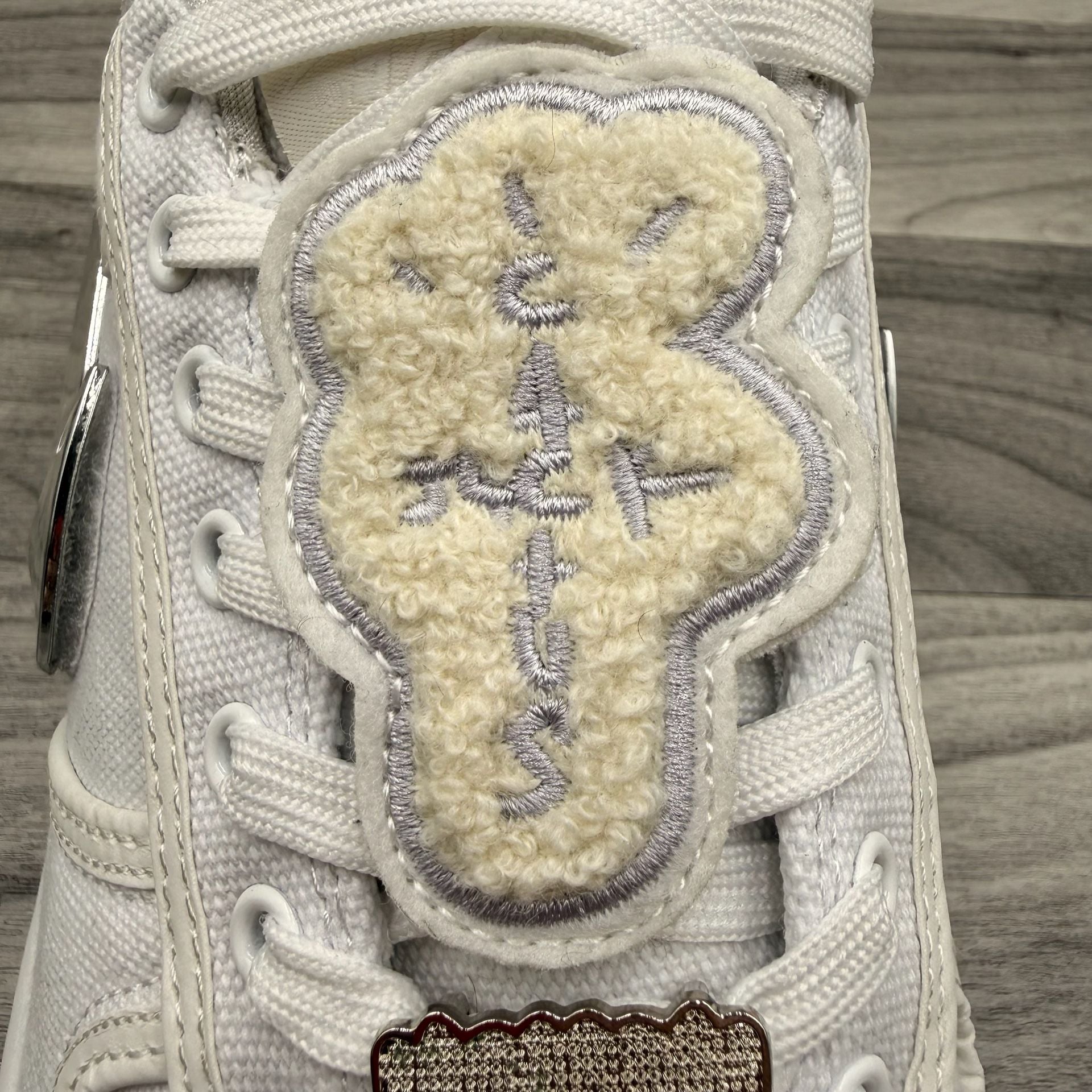 Nike Air Force 1 Low Travis Scott White AQ4211-100 Sz 9.5 New With Swoosh Pack 17