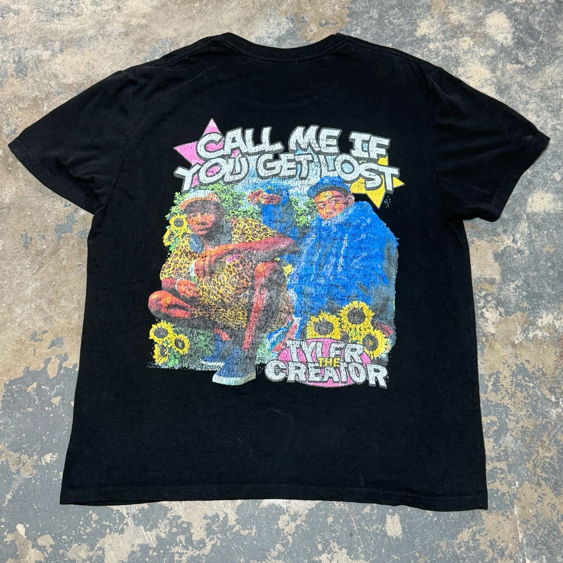 Tyler The Creator Call Me If You Get Lost T-Shirt Black Graphic 5