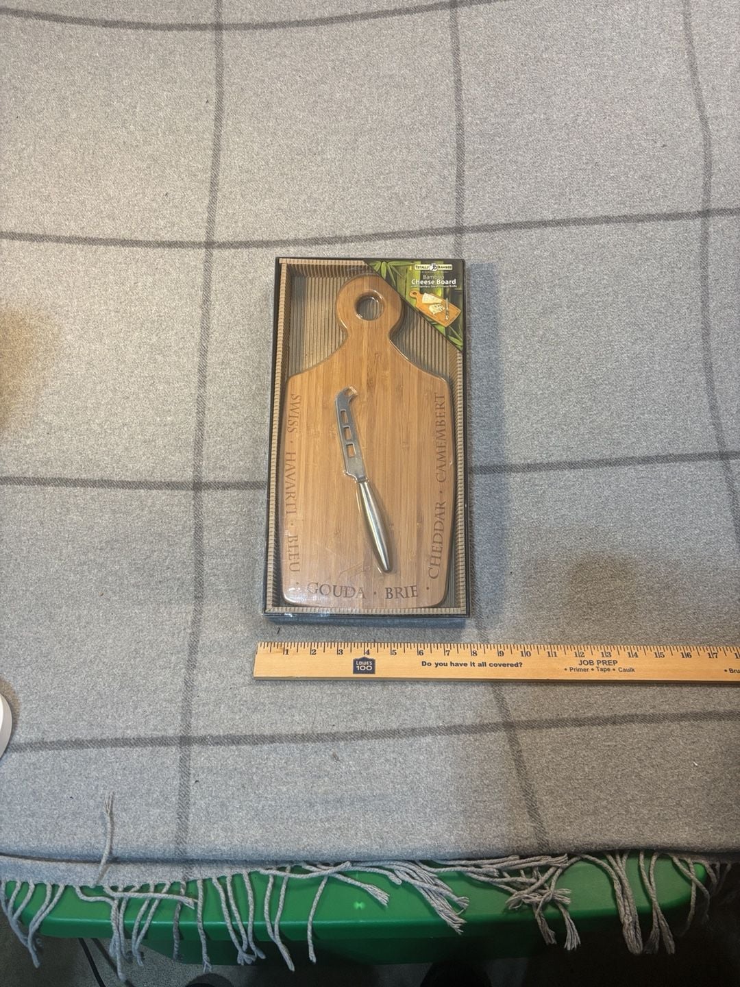 Totally Bamboo Bamboo Cheese Board With Stainless Steel Knife 1