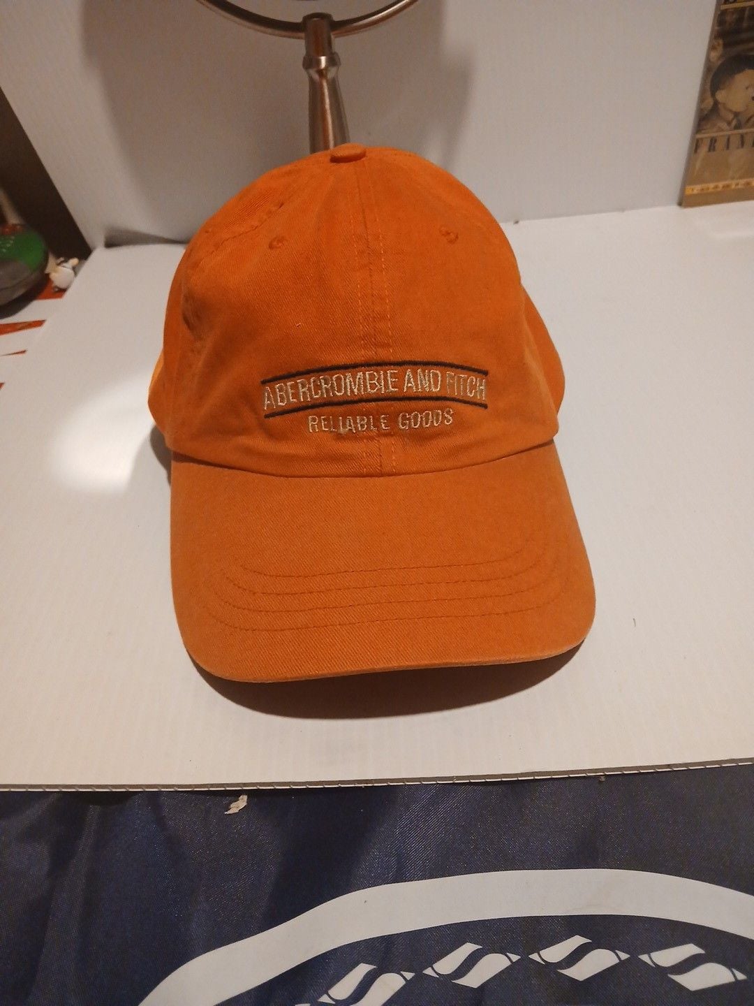 Abercrombie & Fitch Baseball Cap Size M Orange Reliable Goods 2