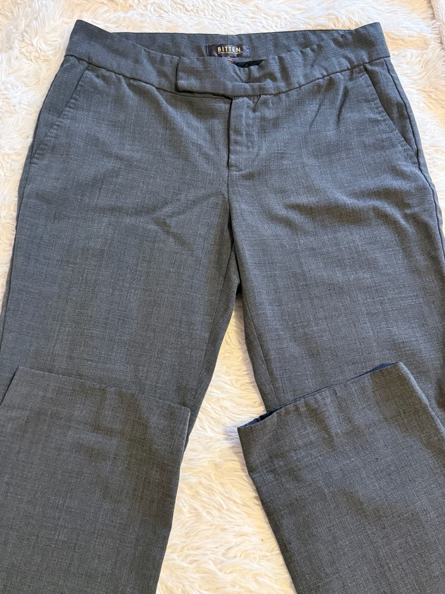 Bitten Sarah Jessica Parker Dress Pants Gray Size 6 3