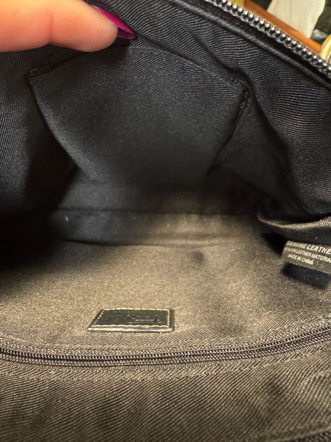 Fossil flip pocket satchel New 9