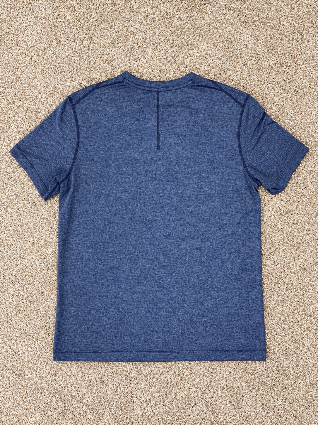 Lululemon Men’s Soft Jersey Short Sleeve Shirt Heather Navy, Size L 3