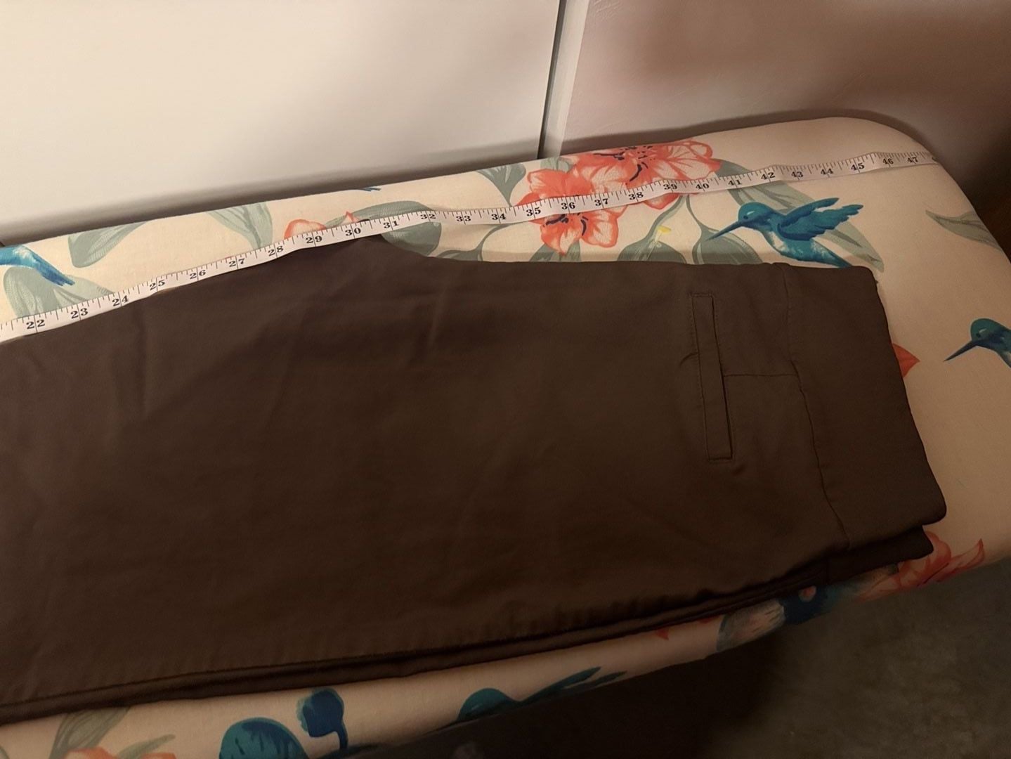 Tribal Pull On Pants Size 12 Brown Straight Leg Stretch 5